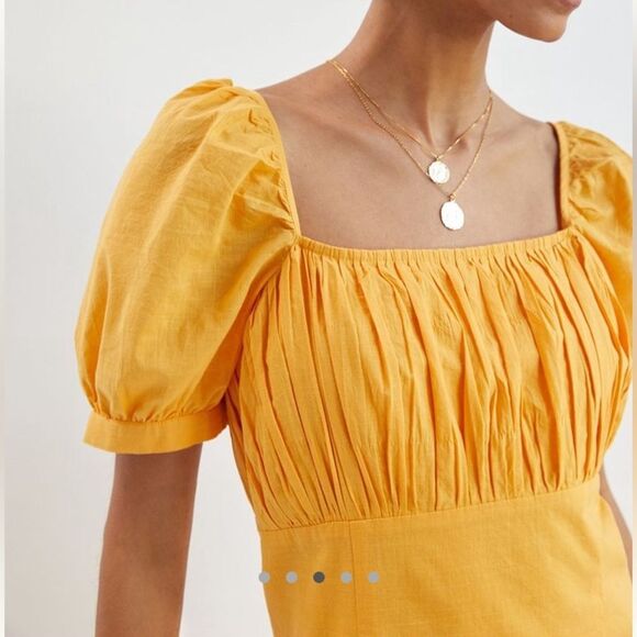 Forever That Girl Gathered Puff Sleeve Mini Dress - Picture 3 of 5